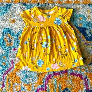 Yellow floral top